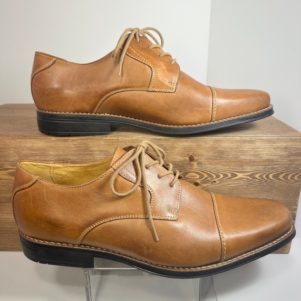 Sandro Moscoloni Bryan Leather Oxford Dress Shoes Mens 14M Tan Cap Toe
Old Money